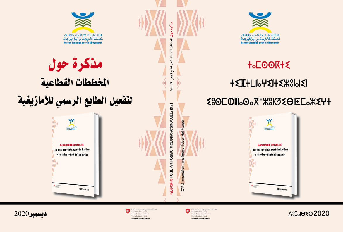 مذكرة أزطا أمازيغ حول المخططات القطاعية لتفعيل الطابع الرسمي للأمازيغية