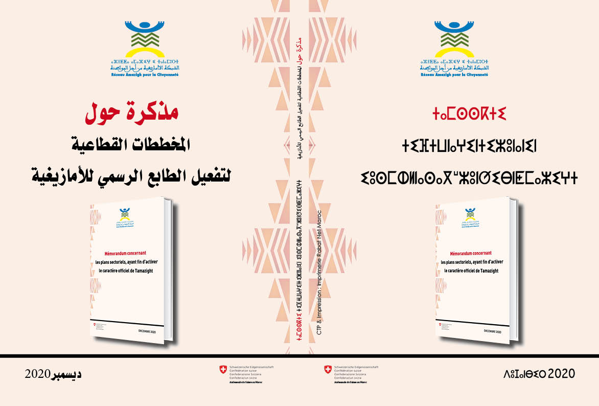 مذكرة أزطا أمازيغ حول المخططات القطاعية لتفعيل الطابع الرسمي للأمازيغية